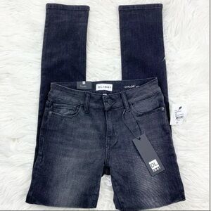𝅺DL1961 Chloe Moto Skinny Jeans Girl 14 Torque